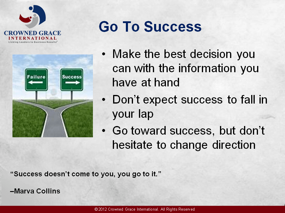 Go to Success